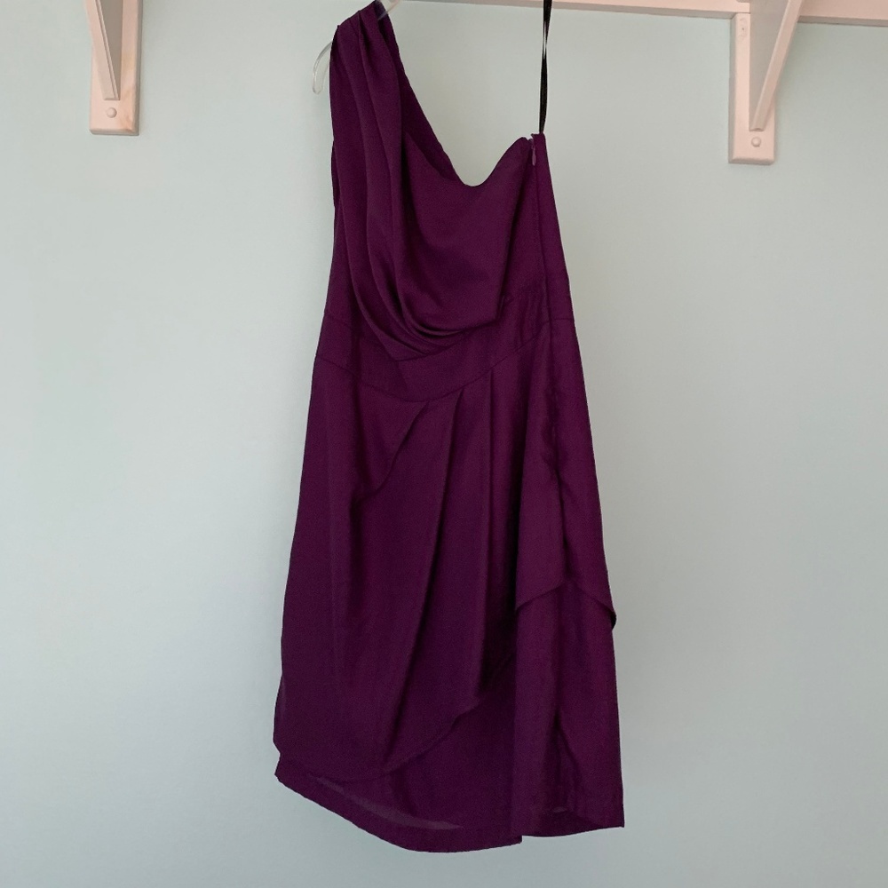 BCBG Generation One Shoulder Dress